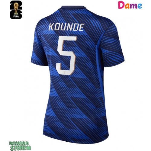 Frankrig Jules Kounde #5 Replika Hjemmebanetrøje Dame VM 2026 Kortærmet
